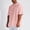 Pink, variant on Mens Shirts Short Sleeve Crew Neck T-Shirt Loose Fit Pink Tee Shirt Gym Shirts Men