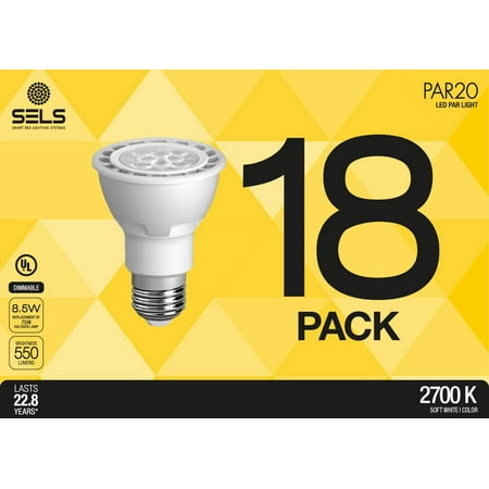 Sels Led Light Bulb 8 5w 50w Equiv Soft White Par20 Sels Led Light Bulb 8 5w 50w Equiv Soft White