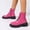 Hot Pink, variant on KEVCHE Women's Chunky Heel Short Ankle Boots, Fall Winter British Retro Chunky Heel Short Boots with Breathable Lining and Cushion Sole, Trendy Boots for Daily Wear