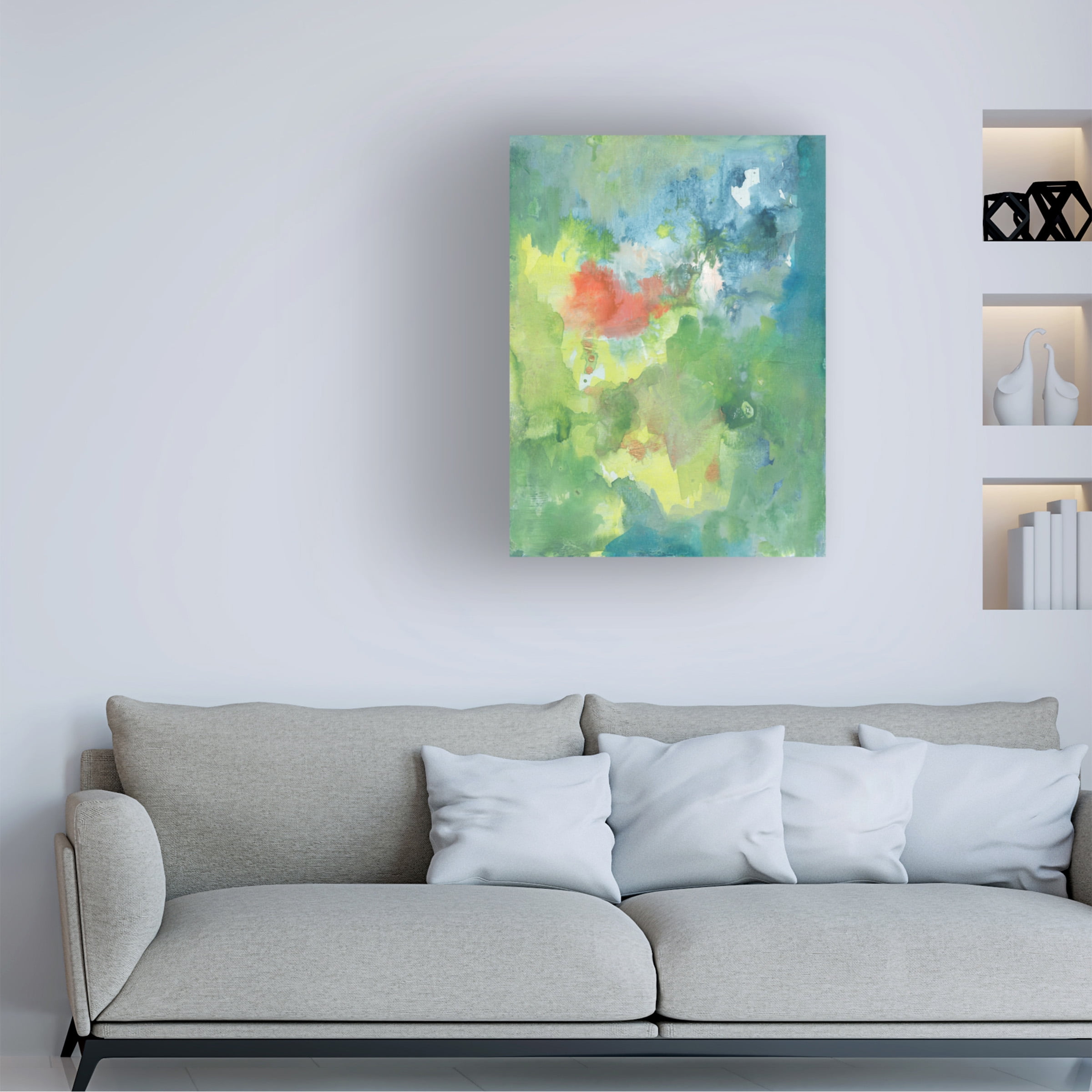 Joyce Combs 'The Flowering I' Canvas Art