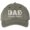 Olive, variant on Dad Fishing Family Embroidered Baseball Cap Fishing Hook Fish Design Adjustable Dad Hat (ForestGreen)