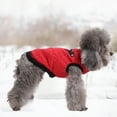 thumbnail image 3 of Reheyre Waterproof Zipped Winter Jacket - Windbreaker Fabric Coat for Puppy Pet Clothes, 3 of 8