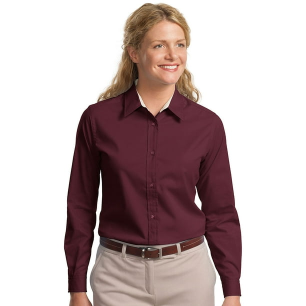 Port Authority - Port Authority Women's Traditional Easy Care Shirt ...