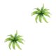 thumbnail image 4 of Plantas artificiales Yuarrent para interiores o exteriores decoración de jardín 18 Gran hoja 2piezas, 4 of 6