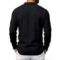 thumbnail image 4 of Dolkfu Mens Shirts Casual Long Sleeve Linen Polos Button Collared Regular Fit Mens Tees XL, 4 of 9