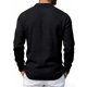 thumbnail image 4 of Ceisia Men's Breathable Linen Blend Long Sleeve Polo Shirts, Relaxed Fit Casual Collared Shirts for Daily Wear Gifts, 4 of 9