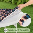 thumbnail image 5 of Leopard Print Pattern Round Fitted Tablecloth with Elastic Edge,Dining Table Cover Waterproof,Outdoor Round Tablecloth for Camping,Dining,Indoor and Outdoor, 5 of 7