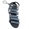 thumbnail image 5 of Women's Caged Faux Leather Strappy Gladiator Sandals, 5 of 8