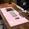 thumbnail image 2 of Mouse Pad DKPXFG Alfombrilla de Escritorio Grande Rosa 80x40 cm, 2 of 7