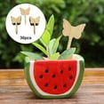 thumbnail image 4 of Plant Labels Tags Garden Markers Set Vegetables Herbs Flowers Potted Garden Stake Note - 30pcs Butterflies B, 4 of 6