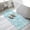 Blue, variant on Turquoise Gray Starfish Washable Area Rugs for Living Room Bedroom, Large Non Slip Indoor Floor Carpet Absorbent Summer Coastal Nautical Ocean Classic Door Mat Rugs for Bathroom Entryway 63"x78.7"