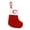 C, variant on YIMWNYI Christmas Stockings with Initial, Small Embroidered Letter Knit Red White Christmas Stocking Letter Monogram Hanging Xmas Stockings for Family Christmas Tree Fireplace Decoration