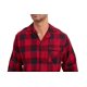 thumbnail image 2 of Apparonia Conjunto de Pijamas para Hombre Pijamas de Algodón con Cuello con Muescas para Hombre Ropa de Dormir de Manga Larga para Hombre con Bolsillos y Parte Delantera Fly Navidad Cuadros Rojos XL, 2 of 7