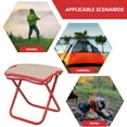 thumbnail image 3 of ETHZZLE Compact Folding Chair with Ergonomic Seat and Handbag Storage for Fishing and Camping, 3 of 8