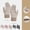 Beige, variant on Nmnitkp Winter Gloves for Women Men With Fleece Lining Knit Stretchy Touch Screen Thermal Warm Gloves for Cold Weather Beige