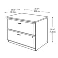 thumbnail image 3 of Bowery Hill 2 Drawer Lateral File in Natural Cherry, 3 of 3