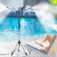 thumbnail image 1 of Standing mist for patio, adjustable height stand misting system for outdoor cooling, patio cooling, backyard, porch, 1 of 1