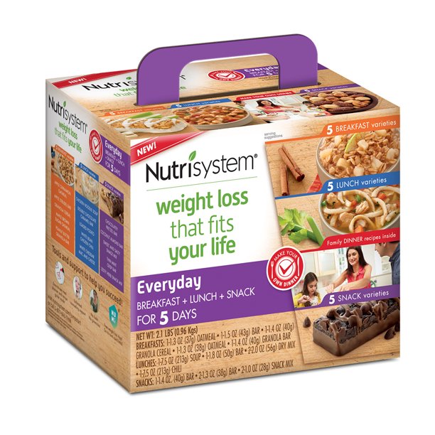 Nutrisystem 5 Day Everyday Weight Loss Kit, 2.1 lbs, 10 ...