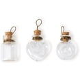 thumbnail image 2 of Solid Oak Steampunk Glass Accents 3/Pkg-Fancy Bottles, 2 of 2
