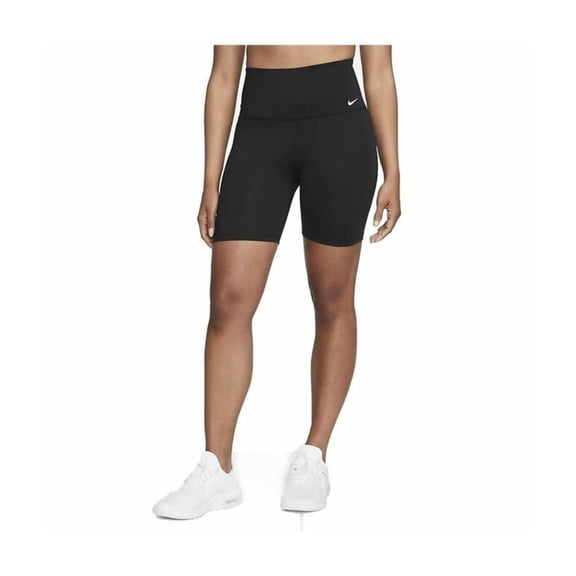 Nike Dri-FIT One Bike Shorts Women's Black Stretch 7" High-Waisted Active SRT473