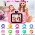 thumbnail image 2 of Cámara de vídeo digital GKTZ para niños de 3 a 8 años con SD de 32 GB, 2 of 7