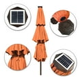 thumbnail image 5 of EliteShade Sunbrella Solar 9ft 3 Tiers Market Umbrella with 80 LED Lights Patio Umbrellas Outdoor Table with Ventilation and 5 Years Non-Fading Top,Rust, 5 of 5