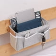 thumbnail image 2 of Bedside Storage Large Capacity Removable Cotton Linen Table Cabinet Hanging Pocket for Bedroom, 2 of 6