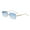 C5-Blue, variant on XN-90342 Women's Sunglasses - European & American Fashion, Square Rimless, Metal Temples, High-End Shades