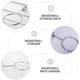 thumbnail image 2 of 5pcs Mount Mount Sport Ball Balls Pantalla de baloncesto Titulares de bolas (Plata), 2 of 6