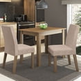 thumbnail image 2 of Juego de Comedor Madesa Vic Mesa con Tablero de Madera y 2 Sillas Marrón/Imperial, 2 of 10