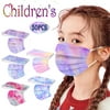 Cotonie Kids Disposable Face Masks 50PC Kids Tie-dye Gradient Three-Layer Dust-Proof Breathable Disposable Mask