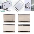 thumbnail image 2 of 2 Piezas de Bisagras de Puerta de de material acero Inoxidable de Pared / Abrazadera Pulida de BLESIY Bisagras para puertas de baño 360, 2 of 8