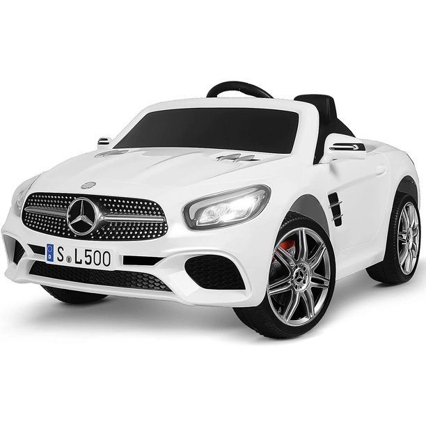 Uenjoy 12v Licensed Mercedes Benz Sl500 Kids Ride On Car Electric Cars Motorized Vehicles For Girls With Remote Control Music Horn Spring Suspension Safety Lock Walmart Com Walmart Com