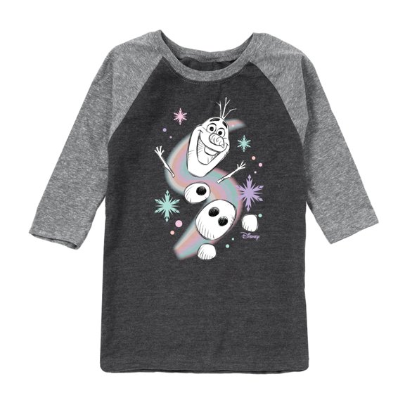 Frozen 2 - Stay Colorful - Toddler And Youth Raglan Graphic T-Shirt