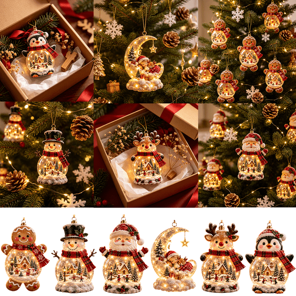 Hanging Christmas Decor for Christmas Tree(Santa)