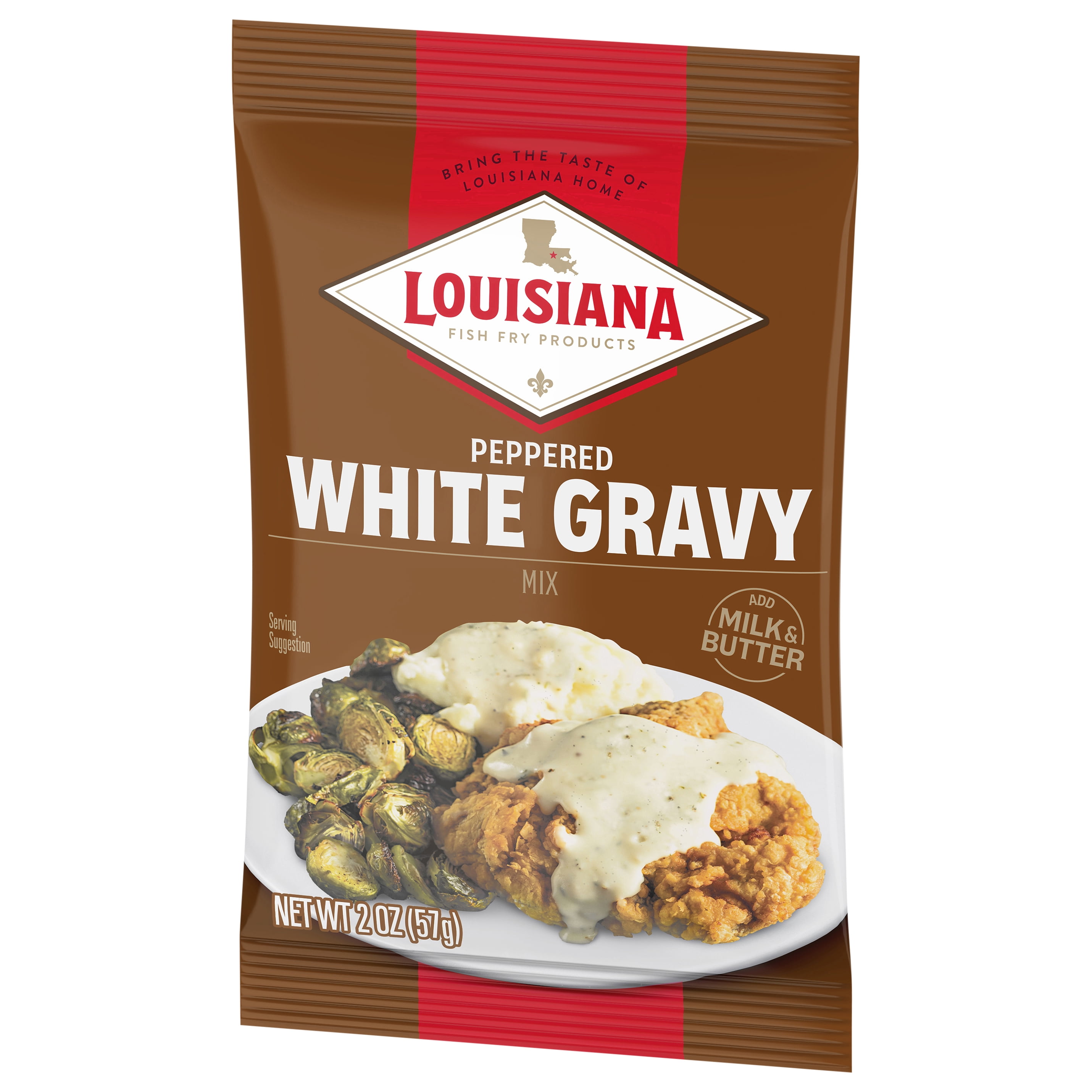 (2 pack) White Gravy Mix, 2 oz, bag
