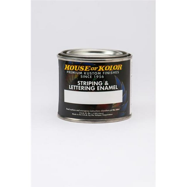 WTD HOK-U30-B06 4 oz Striping & Lettering Urethane Enamel Jar, Process Blue