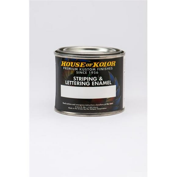 WTD HOK-U30-B06 4 oz Striping & Lettering Urethane Enamel Jar, Process Blue