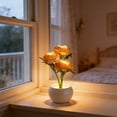 thumbnail image 6 of Yooshoverk Flower Pot Light Mini Night Light – Romantic Desktop & Bedroom Decor Lamp Yellow Free Size, 6 of 6