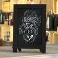 thumbnail image 2 of Flash Furniture Canterbury 9.5" x 14" Black Tabletop Magnetic Chalkboards with Metal Scrolled Legs, Hanging Wall Chalkboards, Countertop Memo Boards, Set of 10, 2 of 13