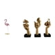 thumbnail image 1 of Estatua de resina,Escultura de estatua de flamenco de resina,arte para jardín exterior,Figura decorativa de pájaro para jardín o césped,Estatuas del pensador,Estatuas de, 1 of 8