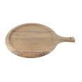 thumbnail image 4 of Heaveant Pizza Tray, Wooden Pizza Tray Round Pizza Board with Handle Cutting Board Bakeware Kitchen Baking Tools, 4 of 8