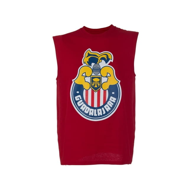Playera Chivas Old School Sports Para Hombre Talla EEG Rojo