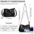 thumbnail image 3 of GAEKEAO Crossbody Bags for Women Floral Travel Crossbody Purses Leather Handbags Medium Shoulder bag with Adjustable Strap, 3 of 7