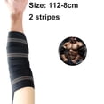 thumbnail image 2 of Vendajes para rodillas: soporte y compresión elásticos para rodillas y codos, para levantamiento de pesas, fitness y entrenamiento en el gimnasio, 2 of 5