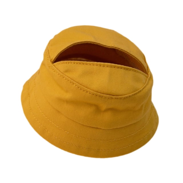 Sombrero de peluche para muñeca Hugo 15 cm y 17 cm Accesorios suaves amarillo