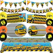 Construction Party Supplies Complete Set for 16 Guests