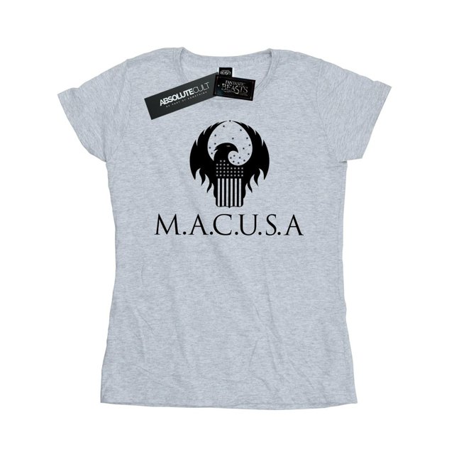 Fantastic Beasts T-Shirt en Coton Logo MACUSA pour Femmes