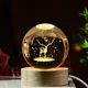 thumbnail image 4 of Lámpara de bola de cristal con forma de Papá Noel y galaxia, luz LED nocturna USB, decoración navideña 2024 para el hogar, regalo de Año Nuevo, 4 of 5