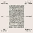 thumbnail image 4 of JONATHAN Y BOHEMIAN FLAIR 4 x 6 Area Rug, Ferro Filigree - Gray/Black, BMF108C-4, 4 of 7